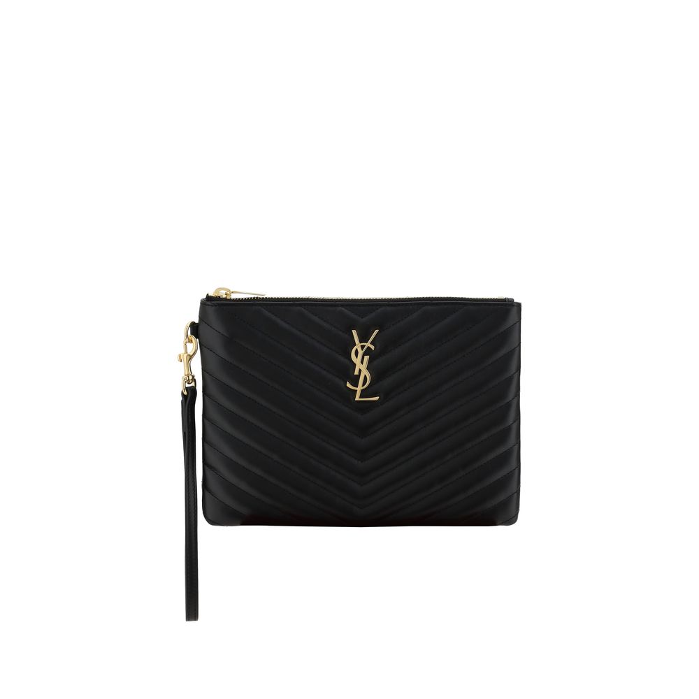 Saint Laurent Matelassé Pouch Bag - Beyzy Store - Saint Laurent