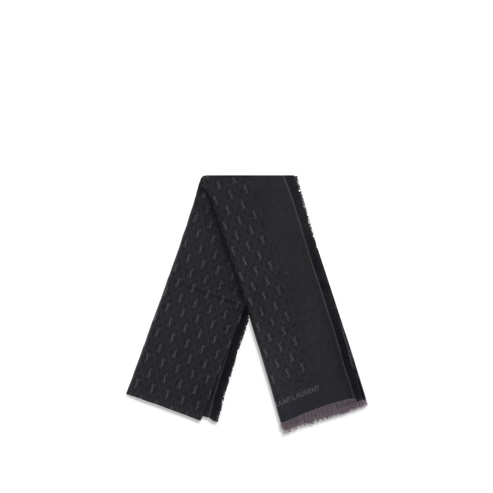 Saint Laurent YSL monogram Scarf - Beyzy Store - Saint Laurent
