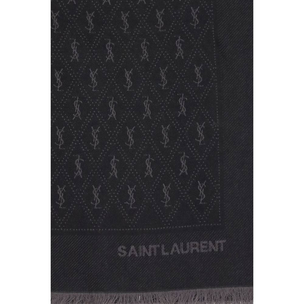 Saint Laurent YSL monogram Scarf - Beyzy Store - Saint Laurent