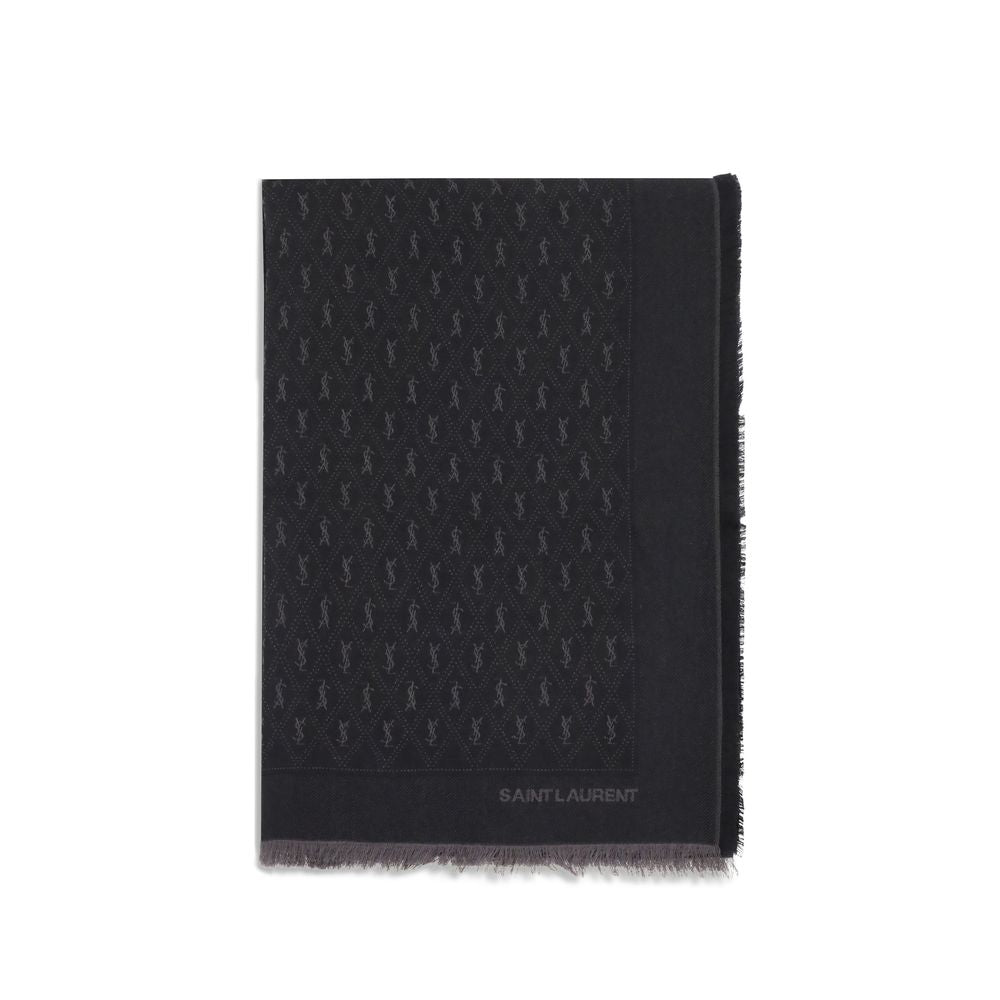 Saint Laurent YSL monogram Scarf - Beyzy Store - Saint Laurent