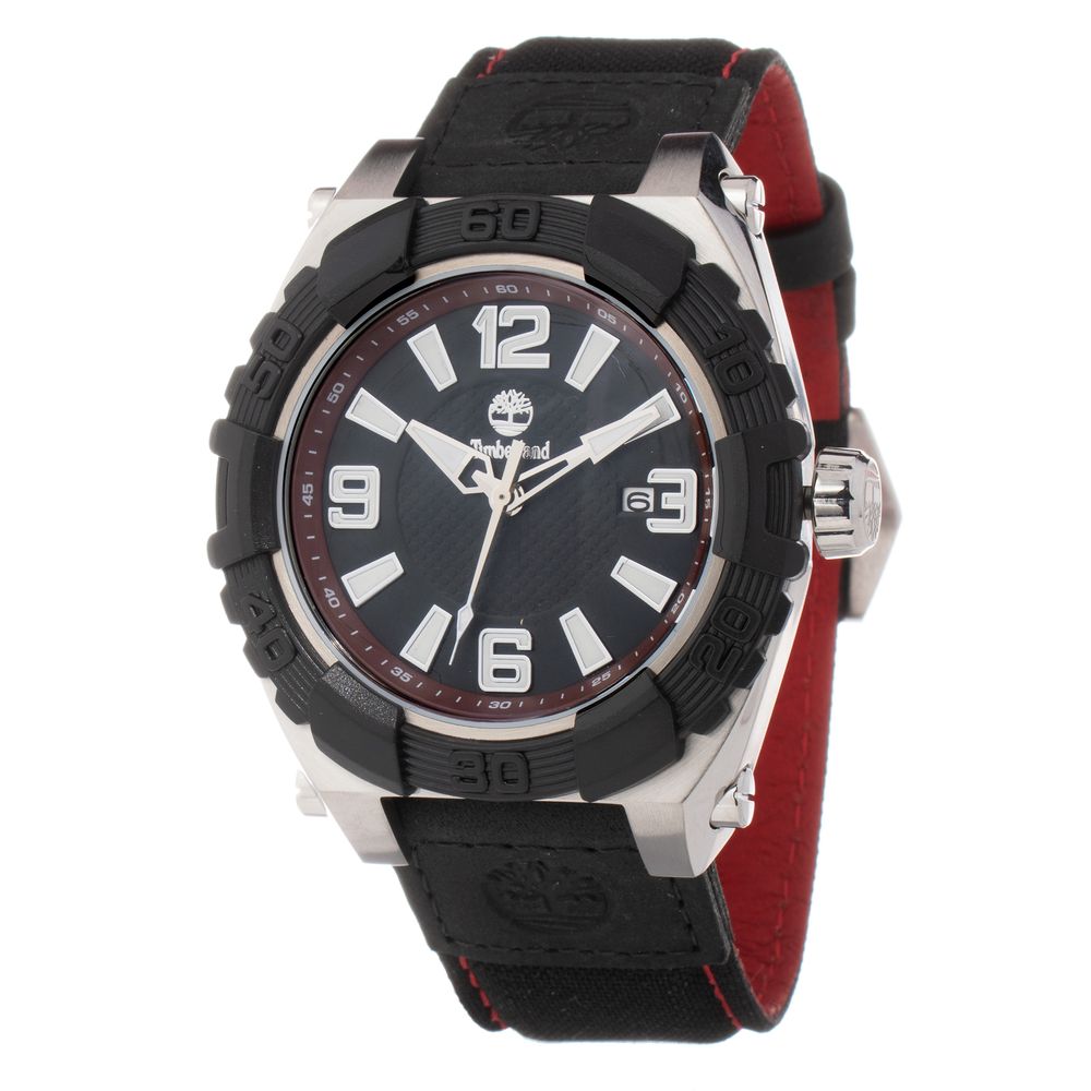 Timberland Black Leather Watch - Beyzy Store - Timberland
