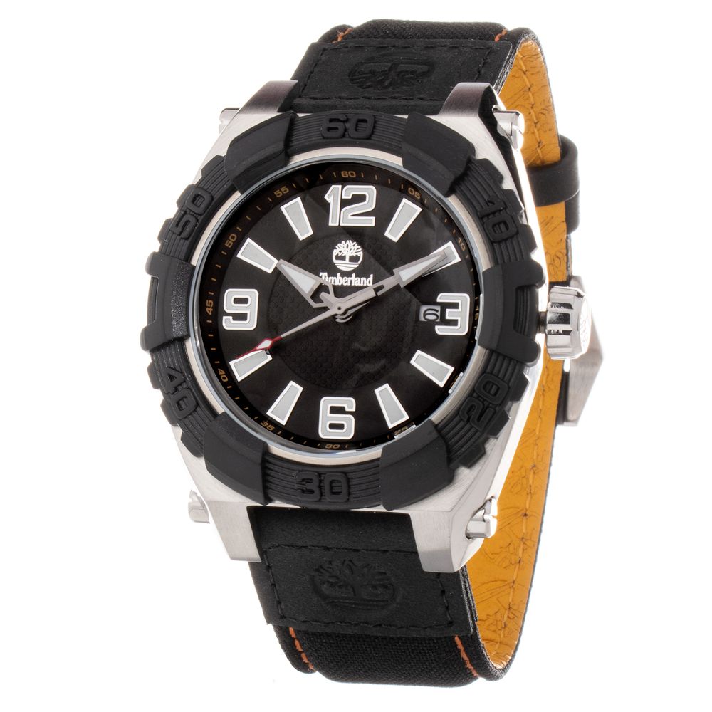Timberland Black Leather Watch - Beyzy Store - Timberland