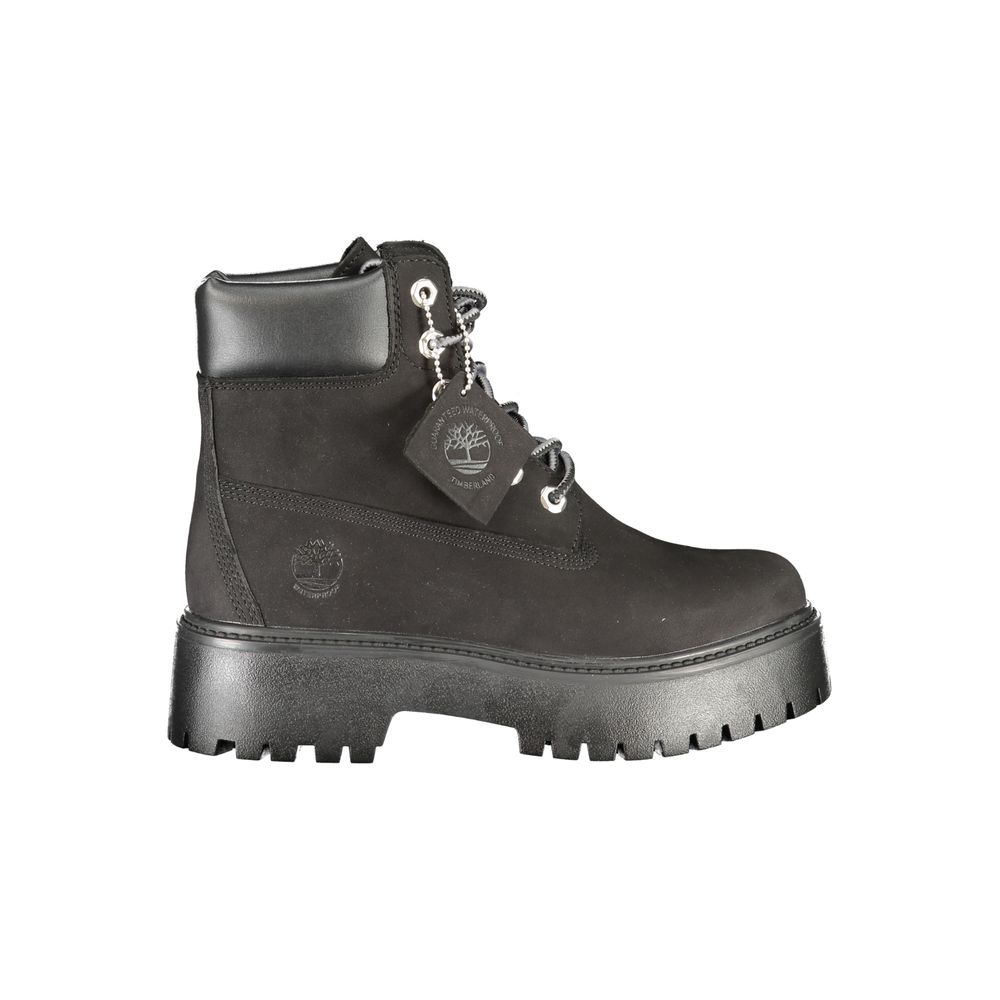 Timberland Black Leather Women Boot - Beyzy Store - Timberland
