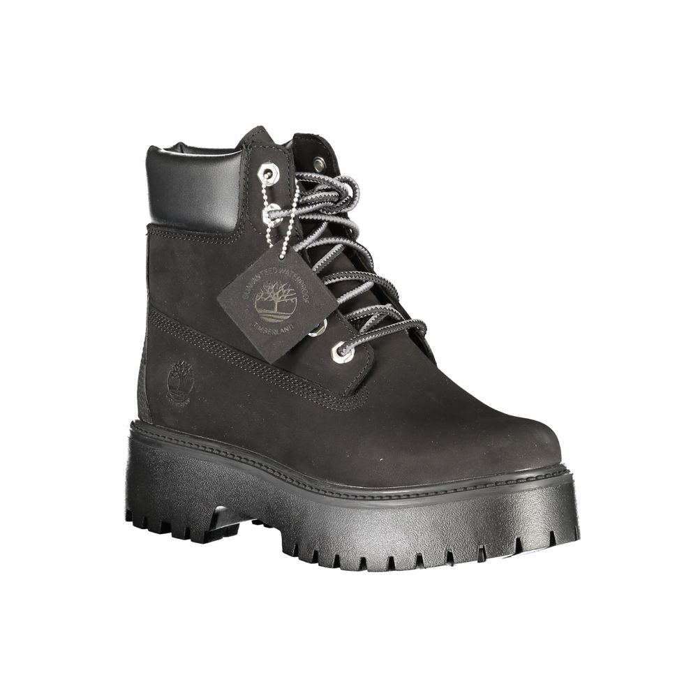 Timberland Black Leather Women Boot - Beyzy Store - Timberland