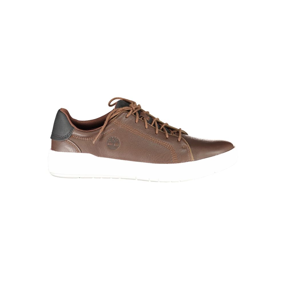 Timberland Brown Leather Men Sneaker - Beyzy Store - Timberland