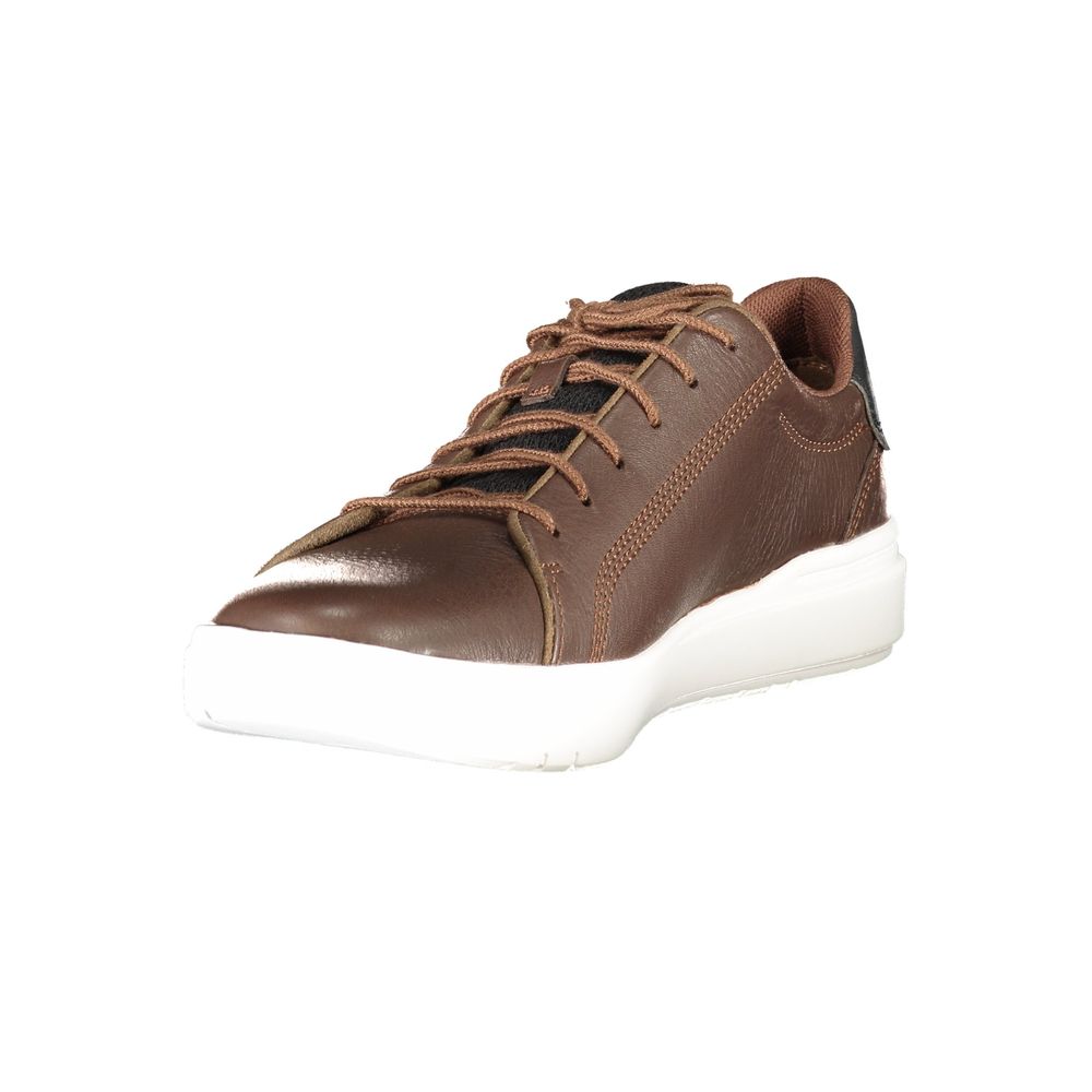 Timberland Brown Leather Men Sneaker - Beyzy Store - Timberland