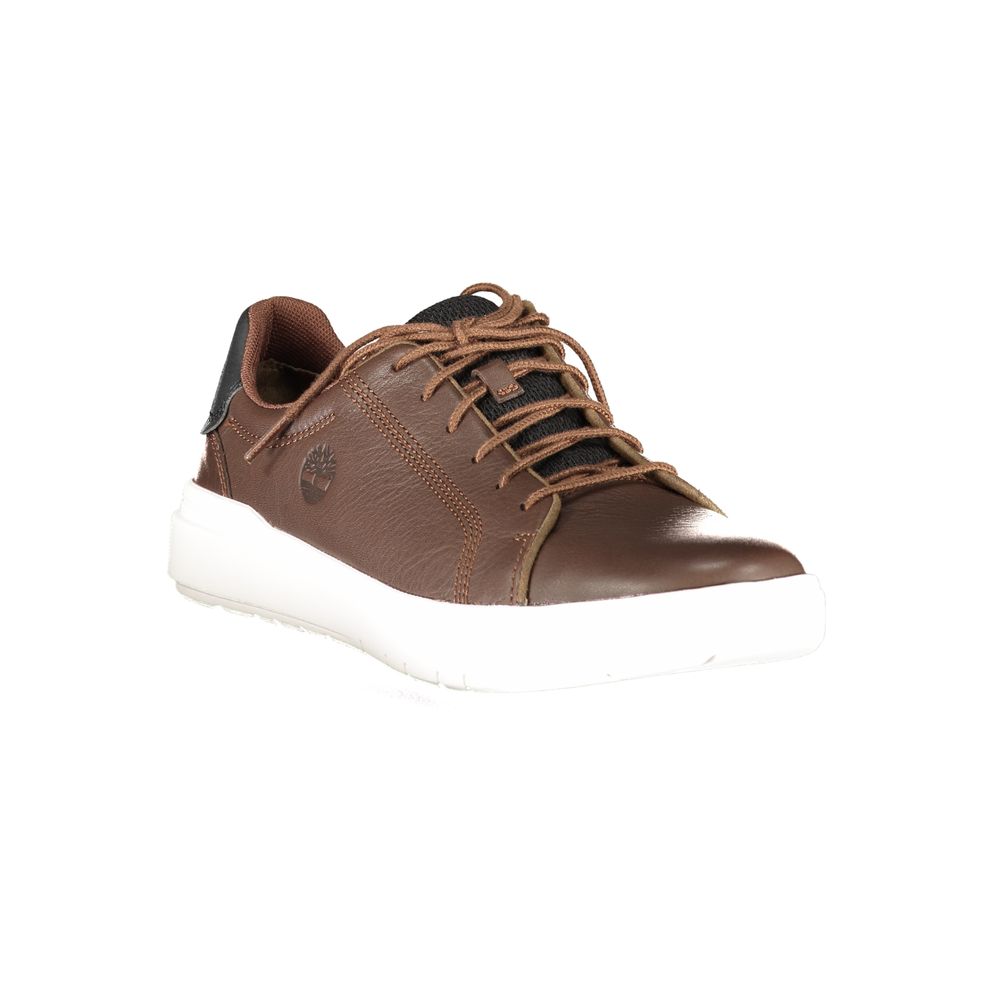 Timberland Brown Leather Men Sneaker - Beyzy Store - Timberland