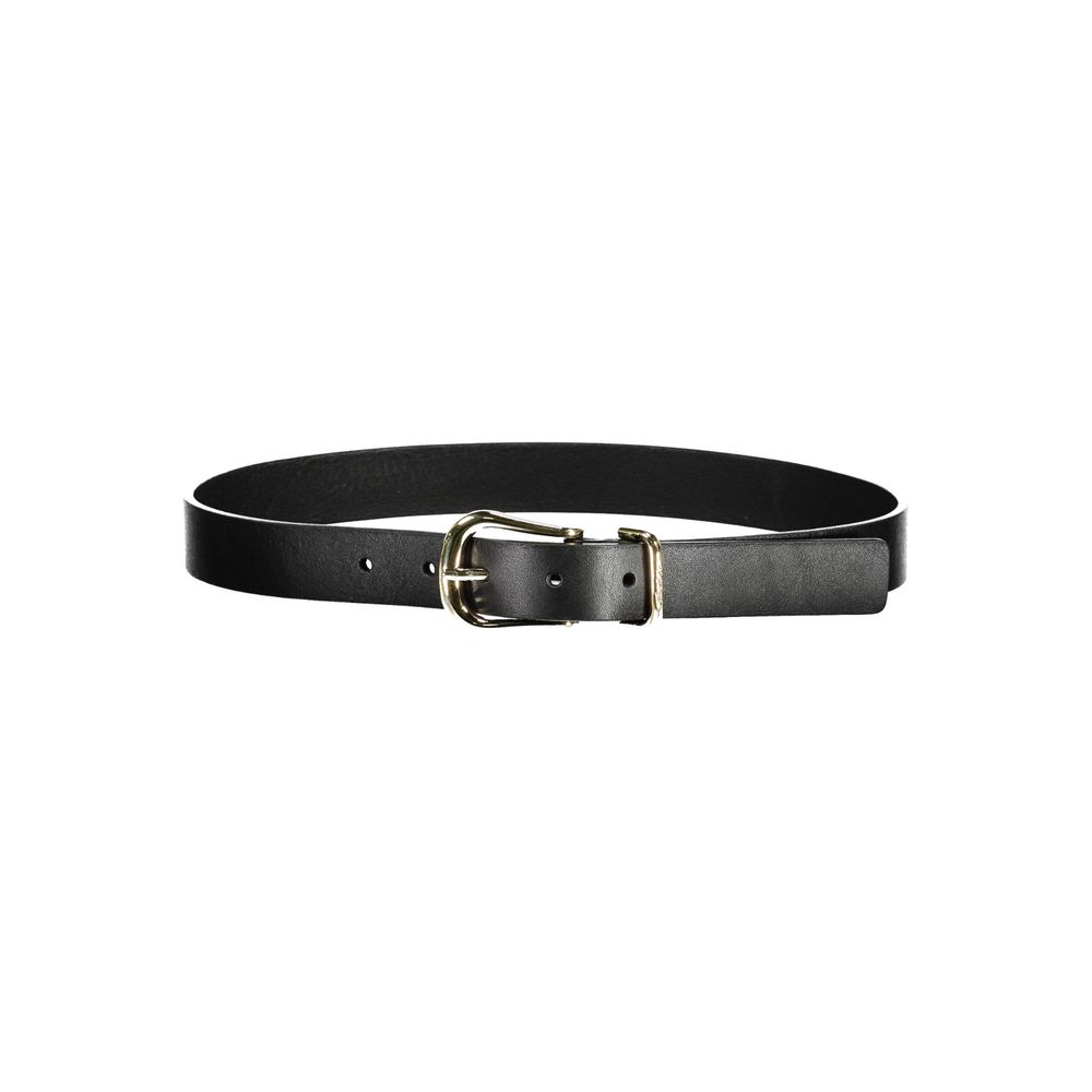 Tommy Hilfiger Black Leather Belt - Beyzy Store - Tommy Hilfiger