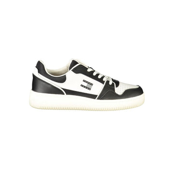 Tommy Hilfiger Black Leather Men Sneaker - Beyzy Store - Tommy Hilfiger