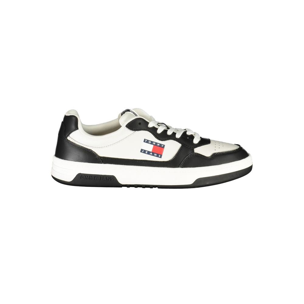 Tommy Hilfiger Black Leather Men Sneaker - Beyzy Store - Tommy Hilfiger