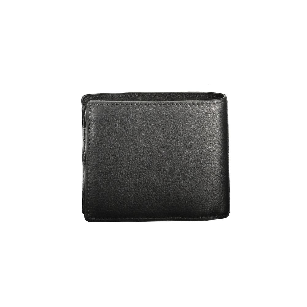 Tommy Hilfiger Black Leather Men Wallet - Beyzy Store - Tommy Hilfiger