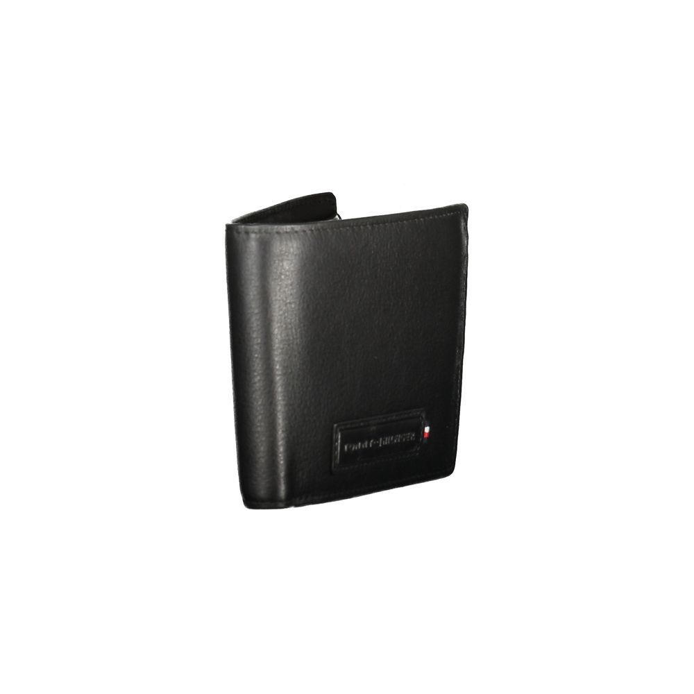 Tommy Hilfiger Black Leather Men Wallet - Beyzy Store - Tommy Hilfiger