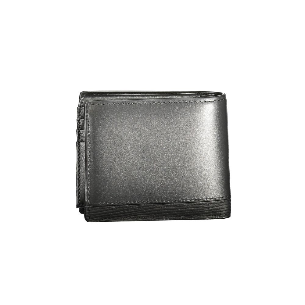 Tommy Hilfiger Black Leather Men Wallet - Beyzy Store - Tommy Hilfiger