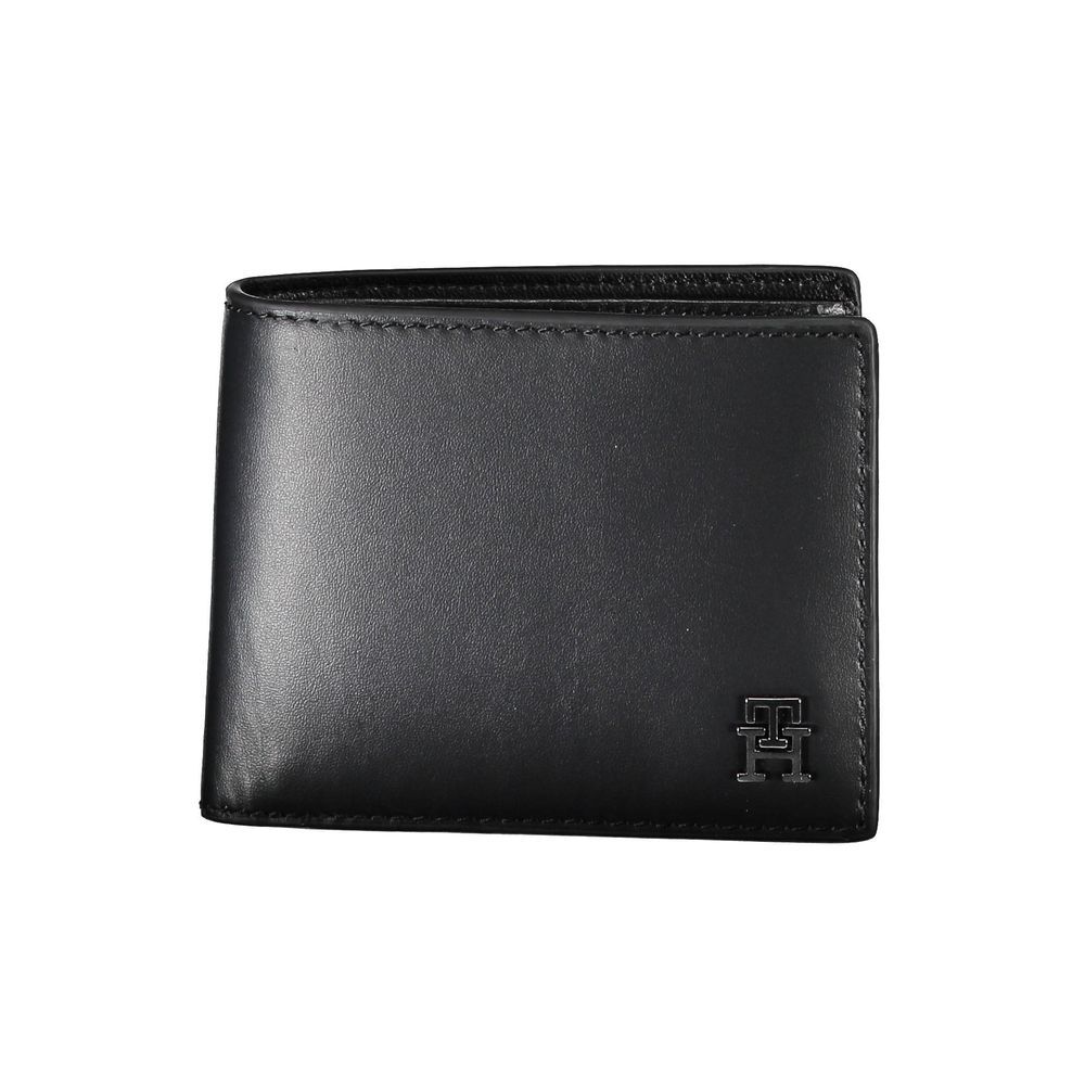 Tommy Hilfiger Black Leather Men Wallet - Beyzy Store - Tommy Hilfiger