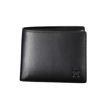 Tommy Hilfiger Black Leather Men Wallet - Beyzy Store - Tommy Hilfiger