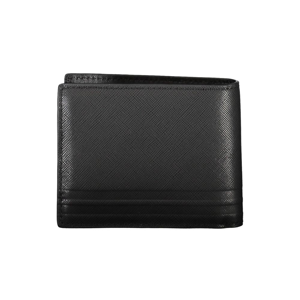 Tommy Hilfiger Black Leather Men Wallet - Beyzy Store - Tommy Hilfiger
