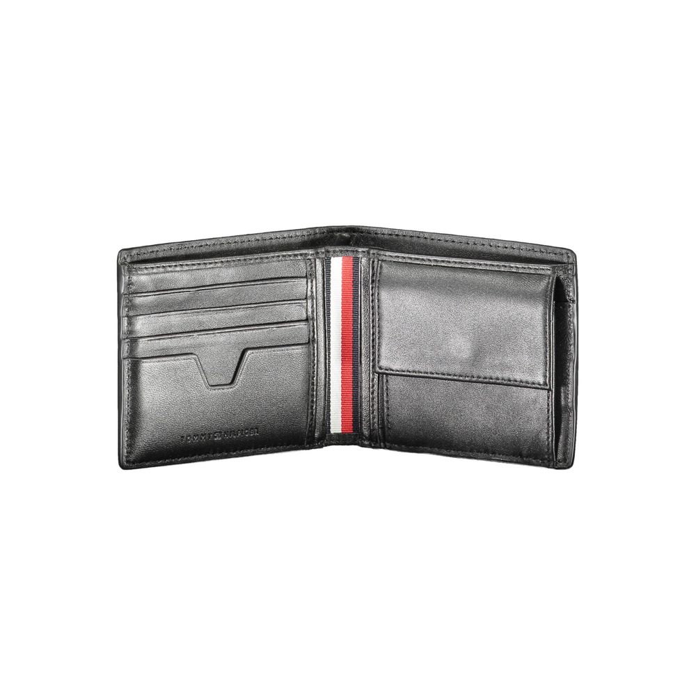Tommy Hilfiger Black Leather Men Wallet - Beyzy Store - Tommy Hilfiger