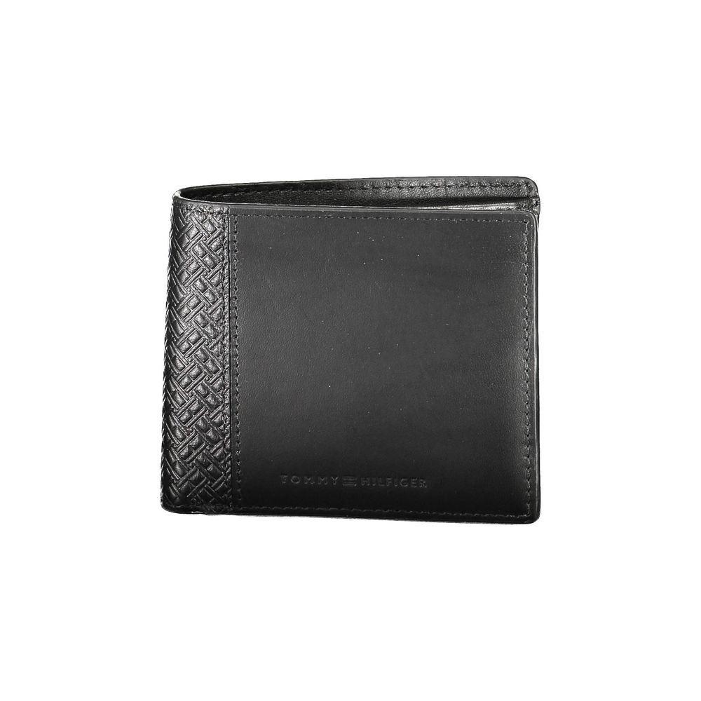 Tommy Hilfiger Black Leather Men Wallet - Beyzy Store - Tommy Hilfiger