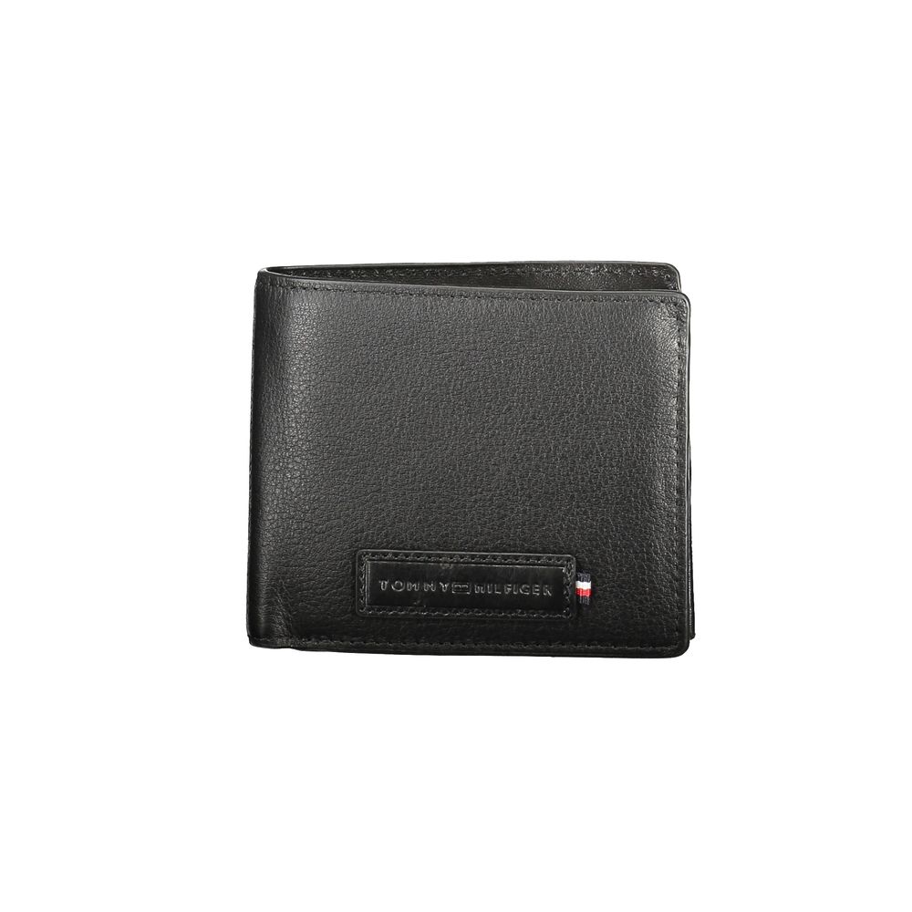Tommy Hilfiger Black Leather Men Wallet - Beyzy Store - Tommy Hilfiger