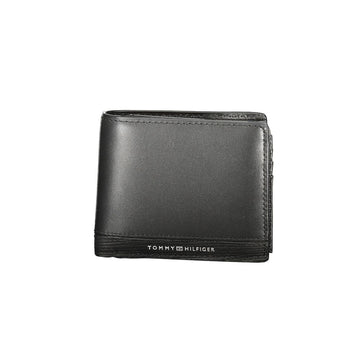 Tommy Hilfiger Black Leather Men Wallet - Beyzy Store - Tommy Hilfiger