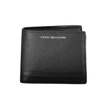 Tommy Hilfiger Black Leather Men Wallet - Beyzy Store - Tommy Hilfiger