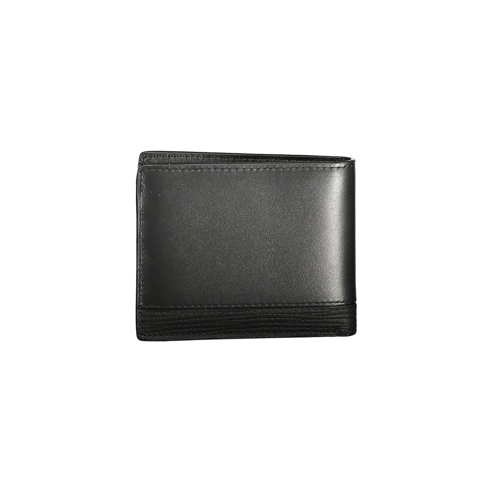 Tommy Hilfiger Black Leather Men Wallet - Beyzy Store - Tommy Hilfiger