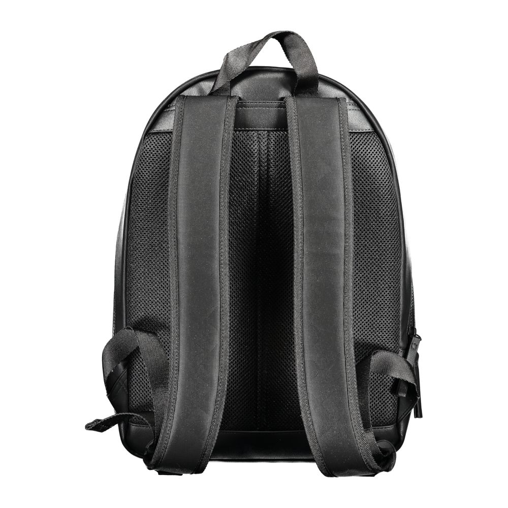 Tommy Hilfiger Black Polyester Backpack - Beyzy Store - Tommy Hilfiger
