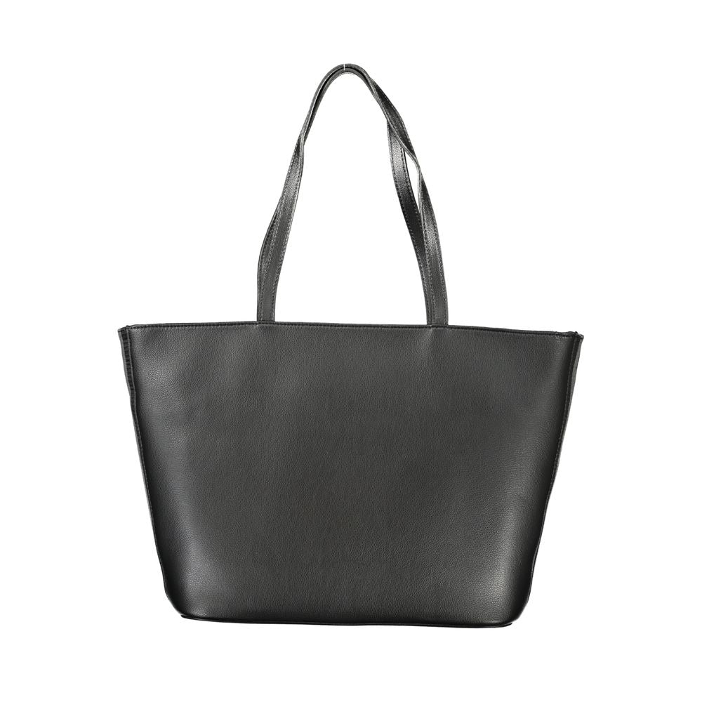 Tommy Hilfiger Black Polyester Handbag - Beyzy Store - Tommy Hilfiger