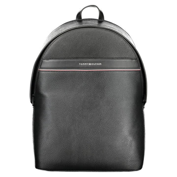 Tommy Hilfiger Black Polyester Men Backpack - Beyzy Store - Tommy Hilfiger