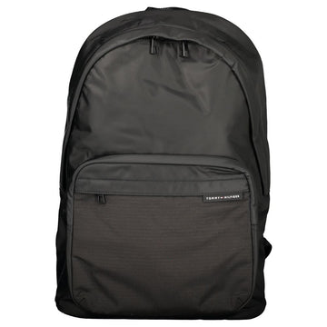 Tommy Hilfiger Black Polyester Men Backpack - Beyzy Store - Tommy Hilfiger