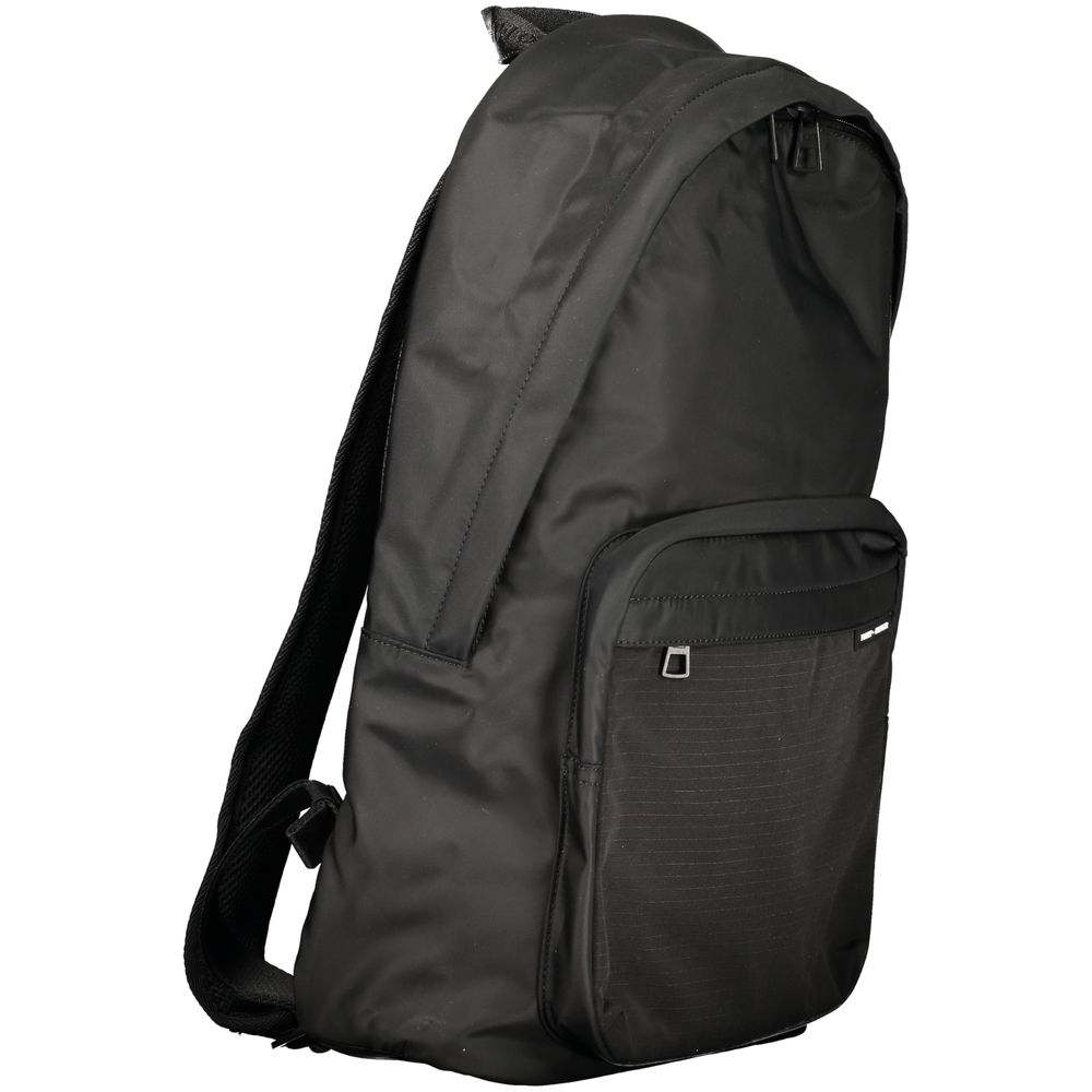 Tommy Hilfiger Black Polyester Men Backpack - Beyzy Store - Tommy Hilfiger