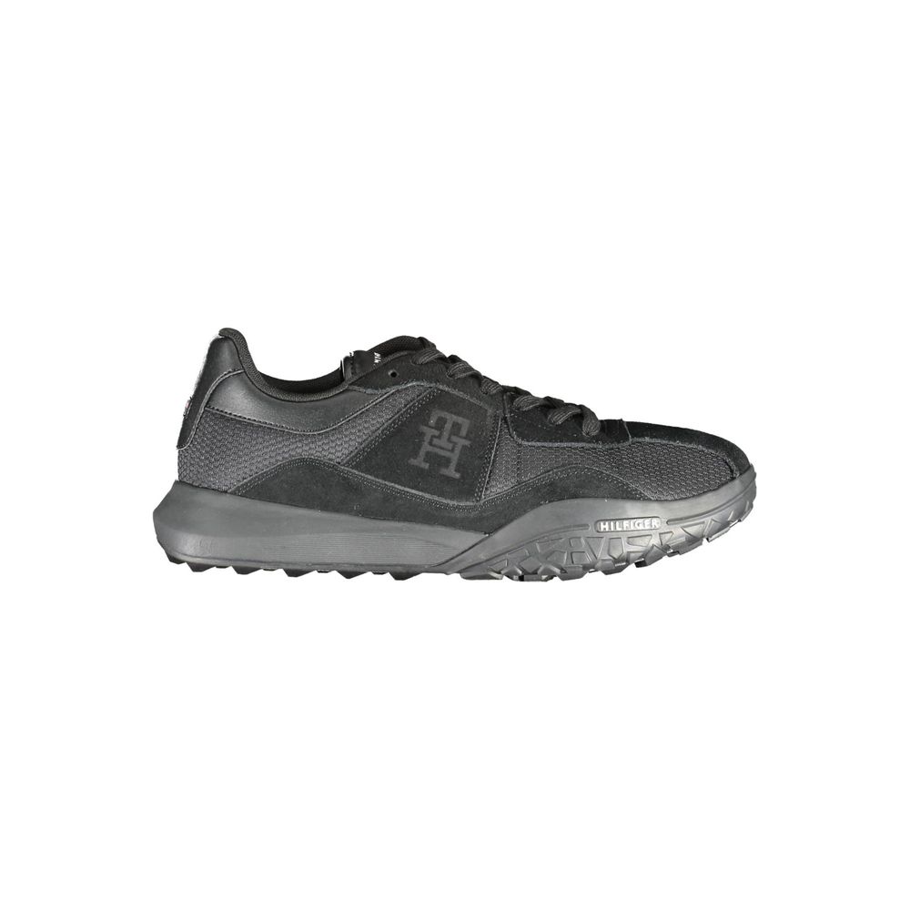 Tommy Hilfiger Black Polyester Sneaker - Beyzy Store - Tommy Hilfiger