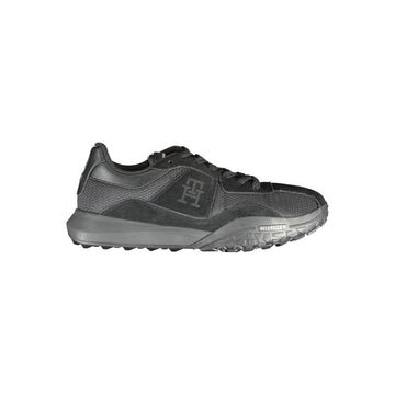 Tommy Hilfiger Black Polyester Sneaker - Beyzy Store - Tommy Hilfiger