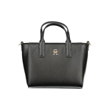 Tommy Hilfiger Black Polyester Women Handbag - Beyzy Store - Tommy Hilfiger