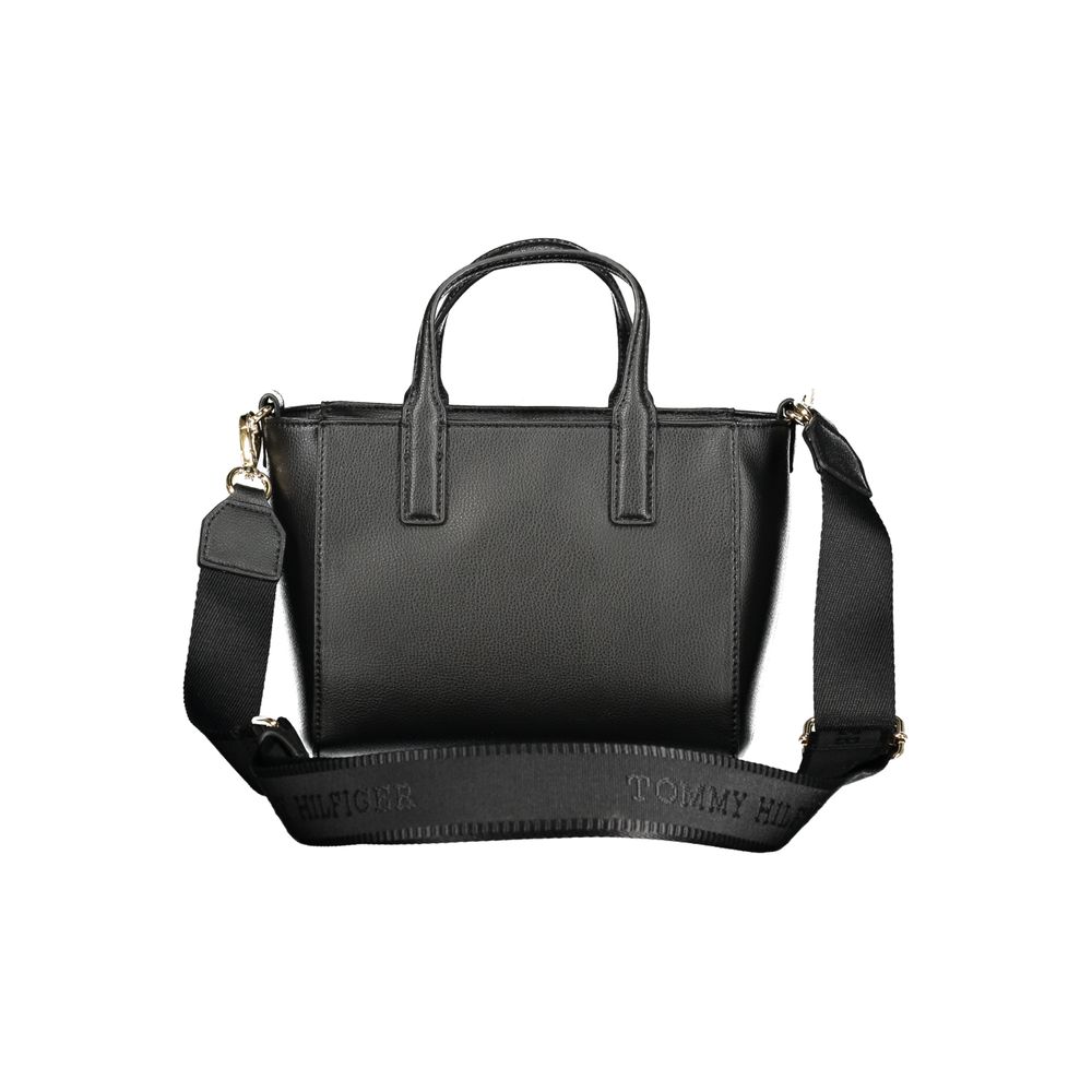 Tommy Hilfiger Black Polyester Women Handbag - Beyzy Store - Tommy Hilfiger