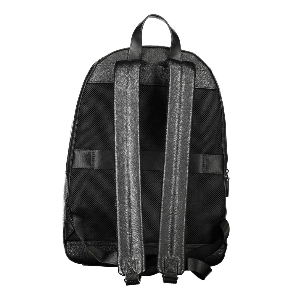 Tommy Hilfiger Black Polyethylene Backpack - Beyzy Store - Tommy Hilfiger