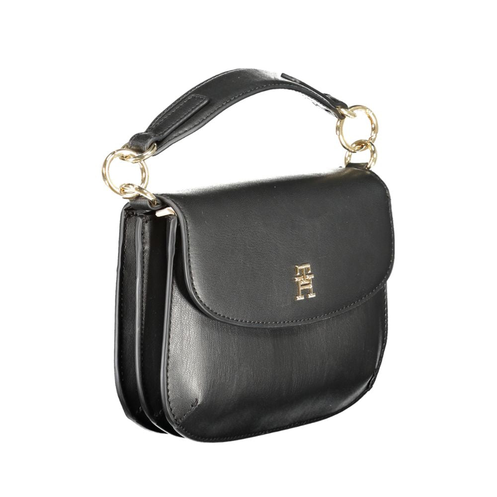 Tommy Hilfiger Black Polyethylene Handbag - Beyzy Store - Tommy Hilfiger