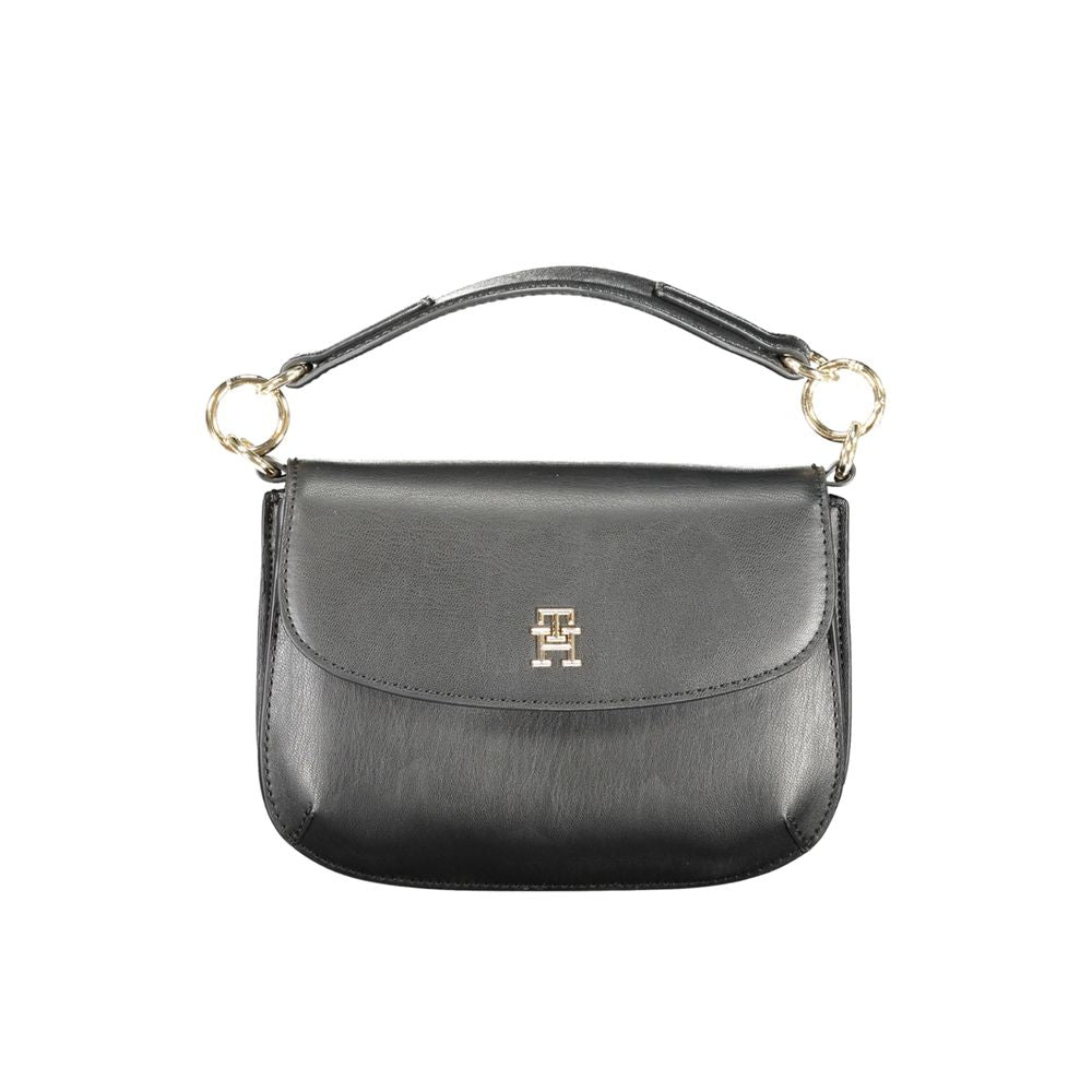 Tommy Hilfiger Black Polyethylene Handbag - Beyzy Store - Tommy Hilfiger