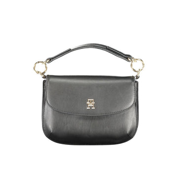 Tommy Hilfiger Black Polyethylene Handbag - Beyzy Store - Tommy Hilfiger