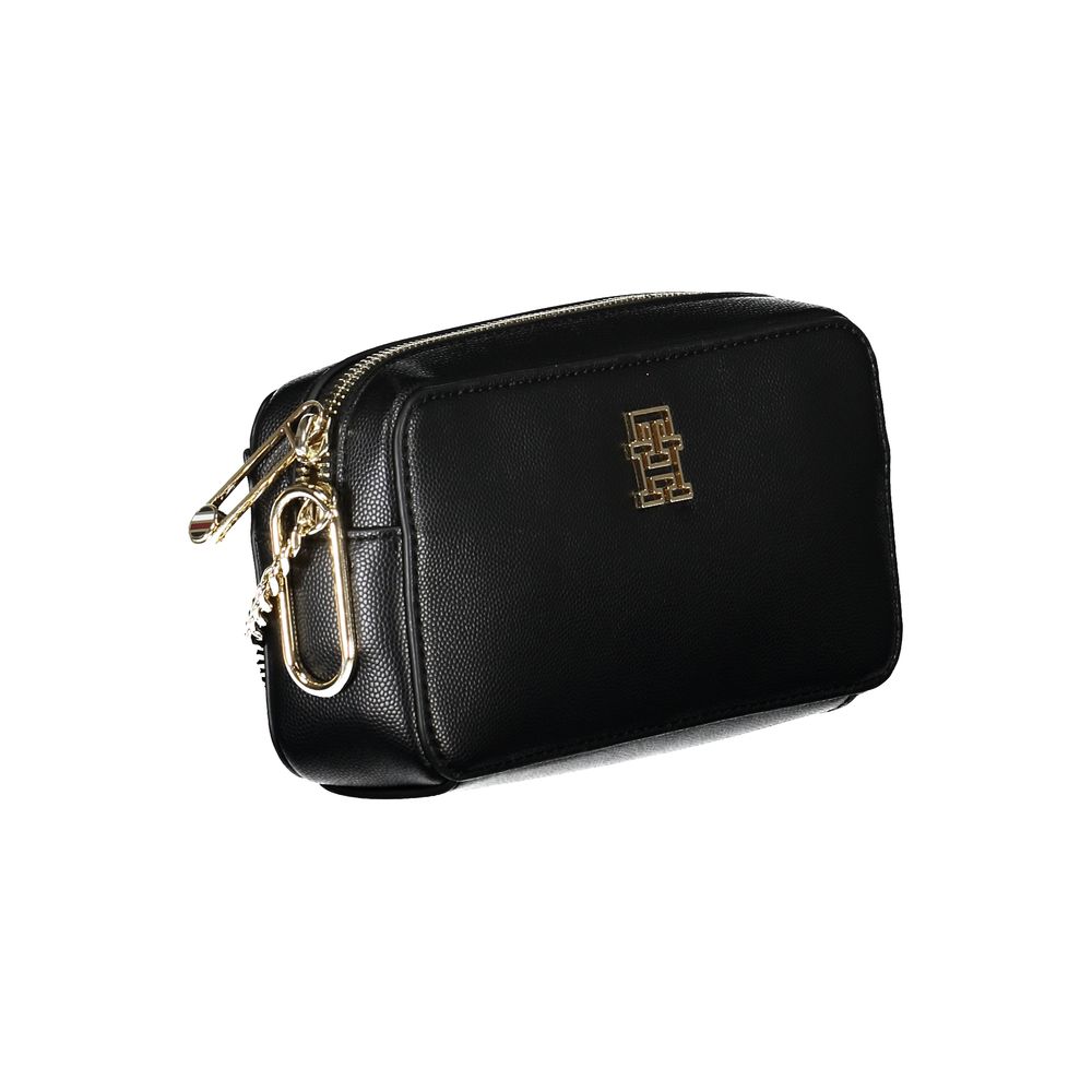 Tommy Hilfiger Black Polyethylene Handbag - Beyzy Store - Tommy Hilfiger