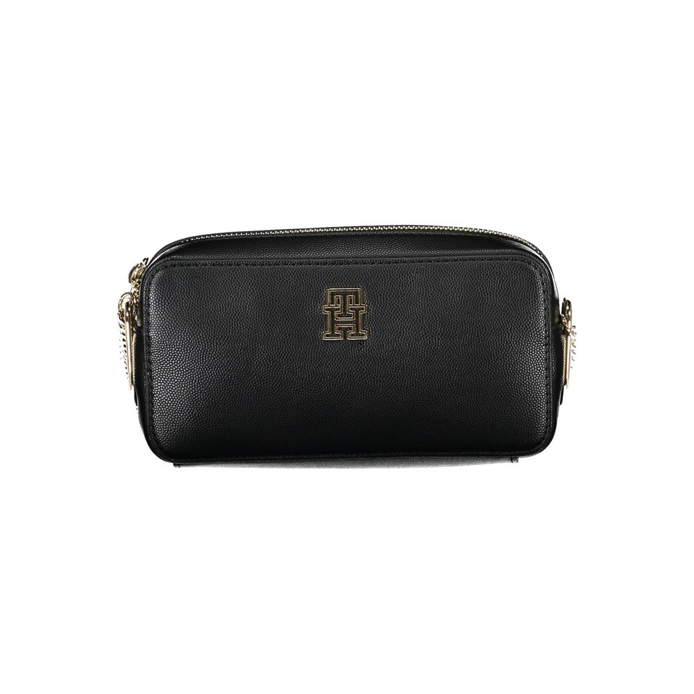 Tommy Hilfiger Black Polyethylene Handbag - Beyzy Store - Tommy Hilfiger