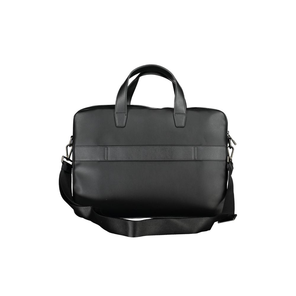 Tommy Hilfiger Black Polyethylene Handbag - Beyzy Store - Tommy Hilfiger