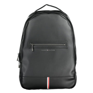 Tommy Hilfiger Black Polyethylene Men Backpack - Beyzy Store - Tommy Hilfiger
