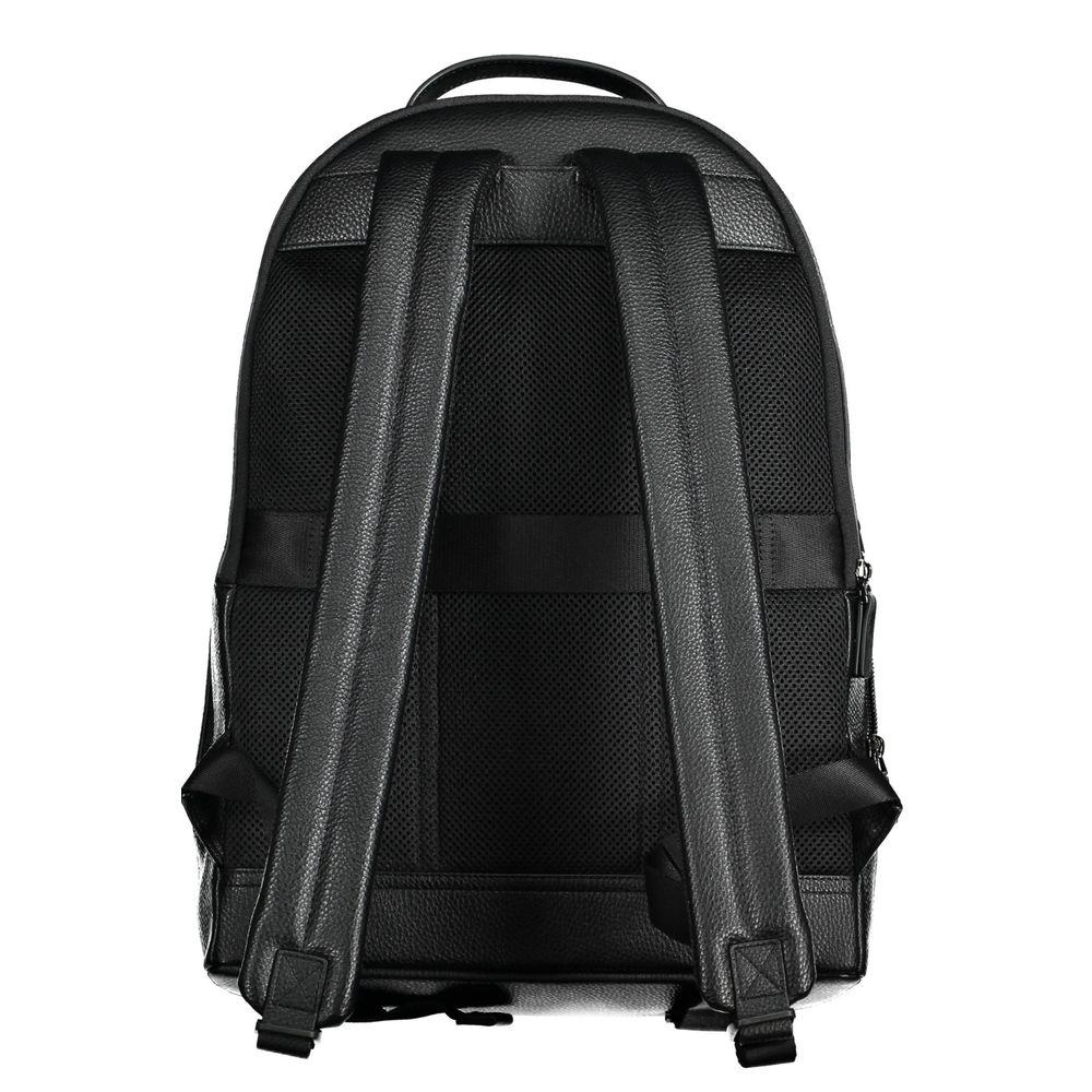 Tommy Hilfiger Black Polyethylene Men Backpack - Beyzy Store - Tommy Hilfiger
