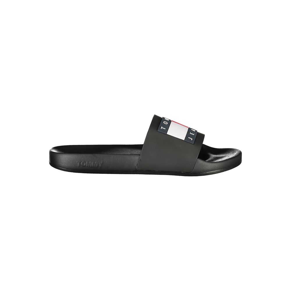 Tommy Hilfiger Black Polyethylene Men Sandal - Beyzy Store - Tommy Hilfiger