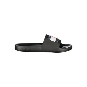 Tommy Hilfiger Black Polyethylene Men Sandal - Beyzy Store - Tommy Hilfiger