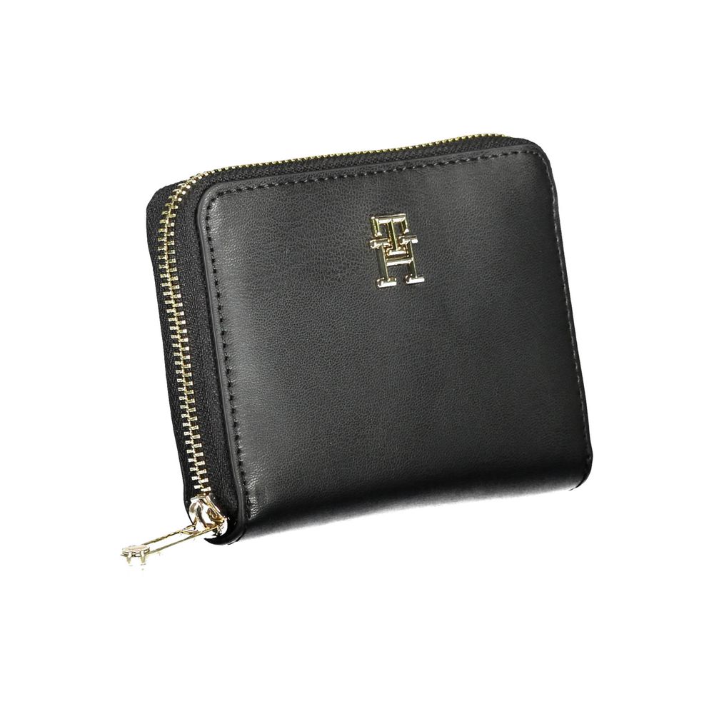 Tommy Hilfiger Black Polyethylene Wallet - Beyzy Store - Tommy Hilfiger