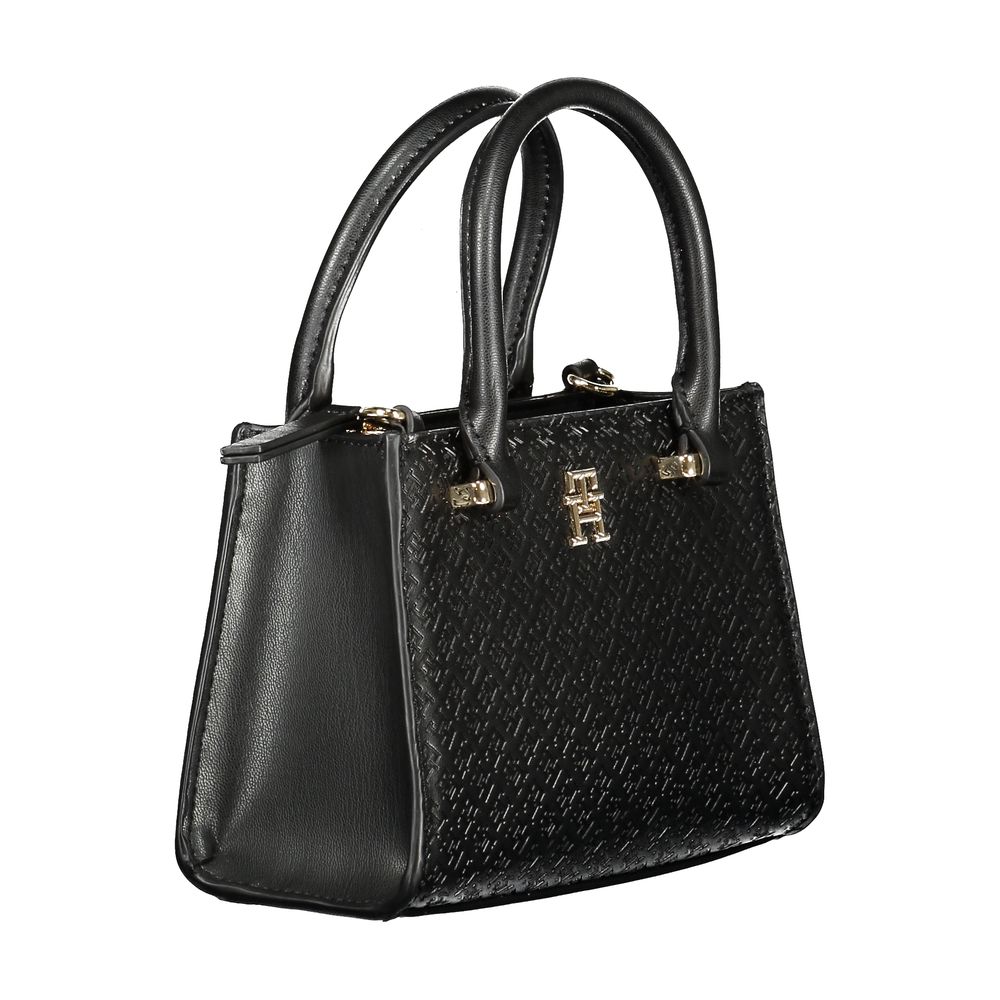 Tommy Hilfiger Black Polyethylene Women Handbag - Beyzy Store - Tommy Hilfiger