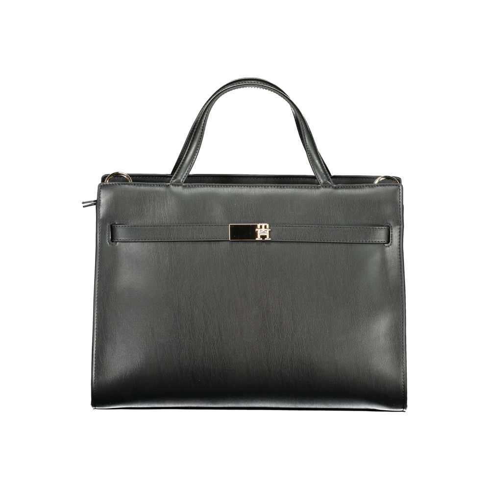Tommy Hilfiger Black Polyethylene Women Handbag - Beyzy Store - Tommy Hilfiger