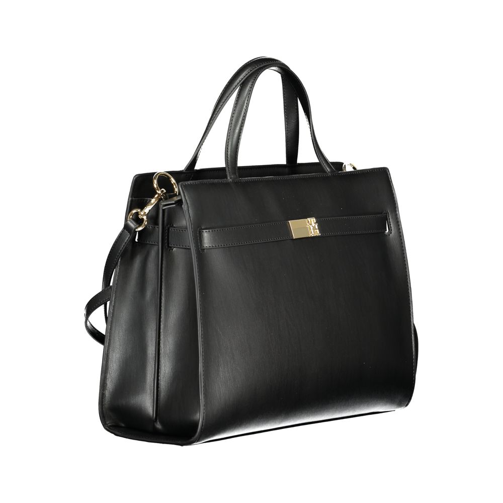 Tommy Hilfiger Black Polyethylene Women Handbag - Beyzy Store - Tommy Hilfiger
